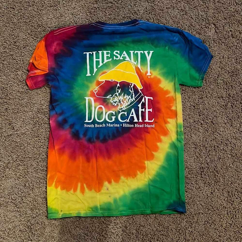 Salty dog cafe tie dye tee